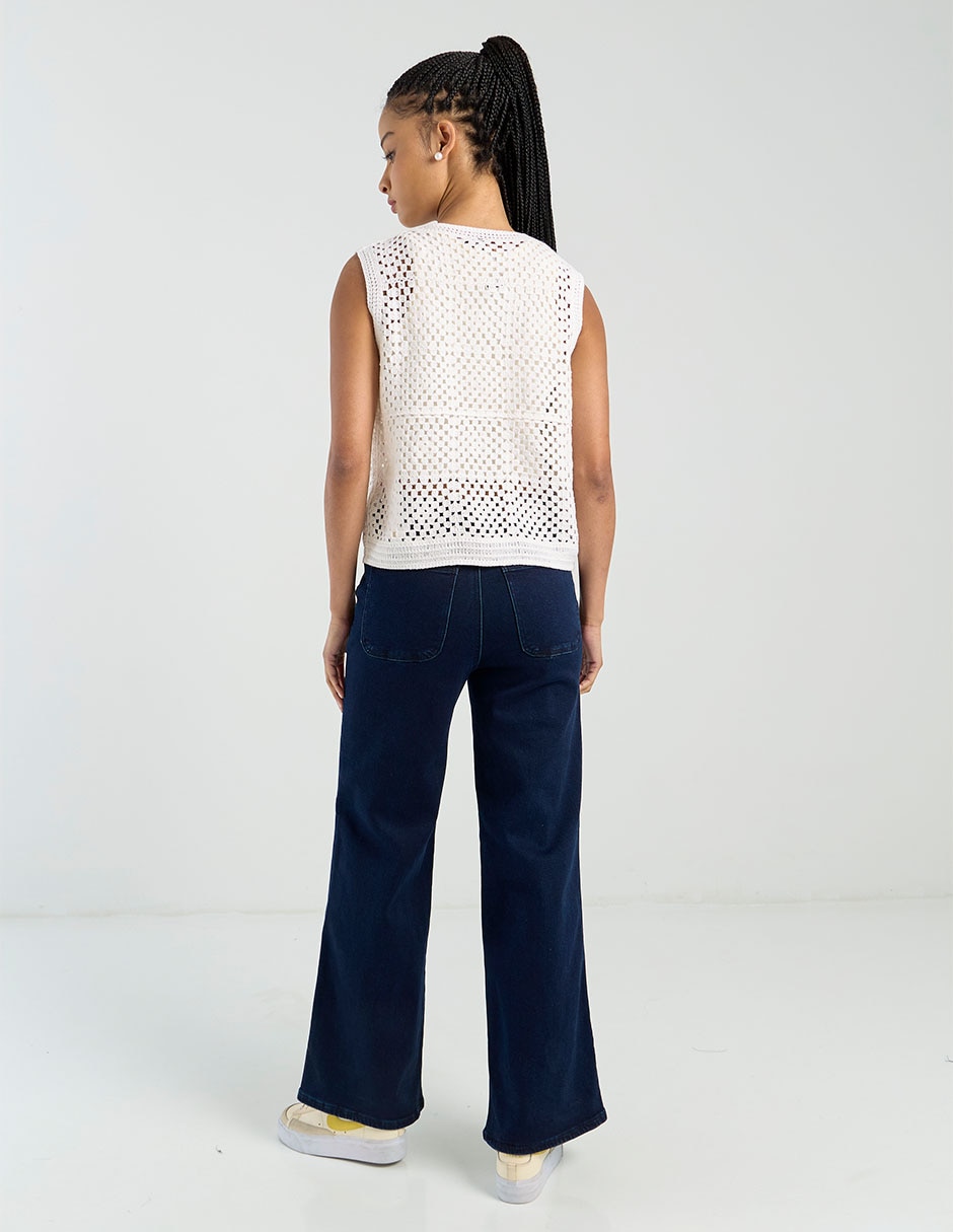 Jeans jogger wide leg Nyd para mujer