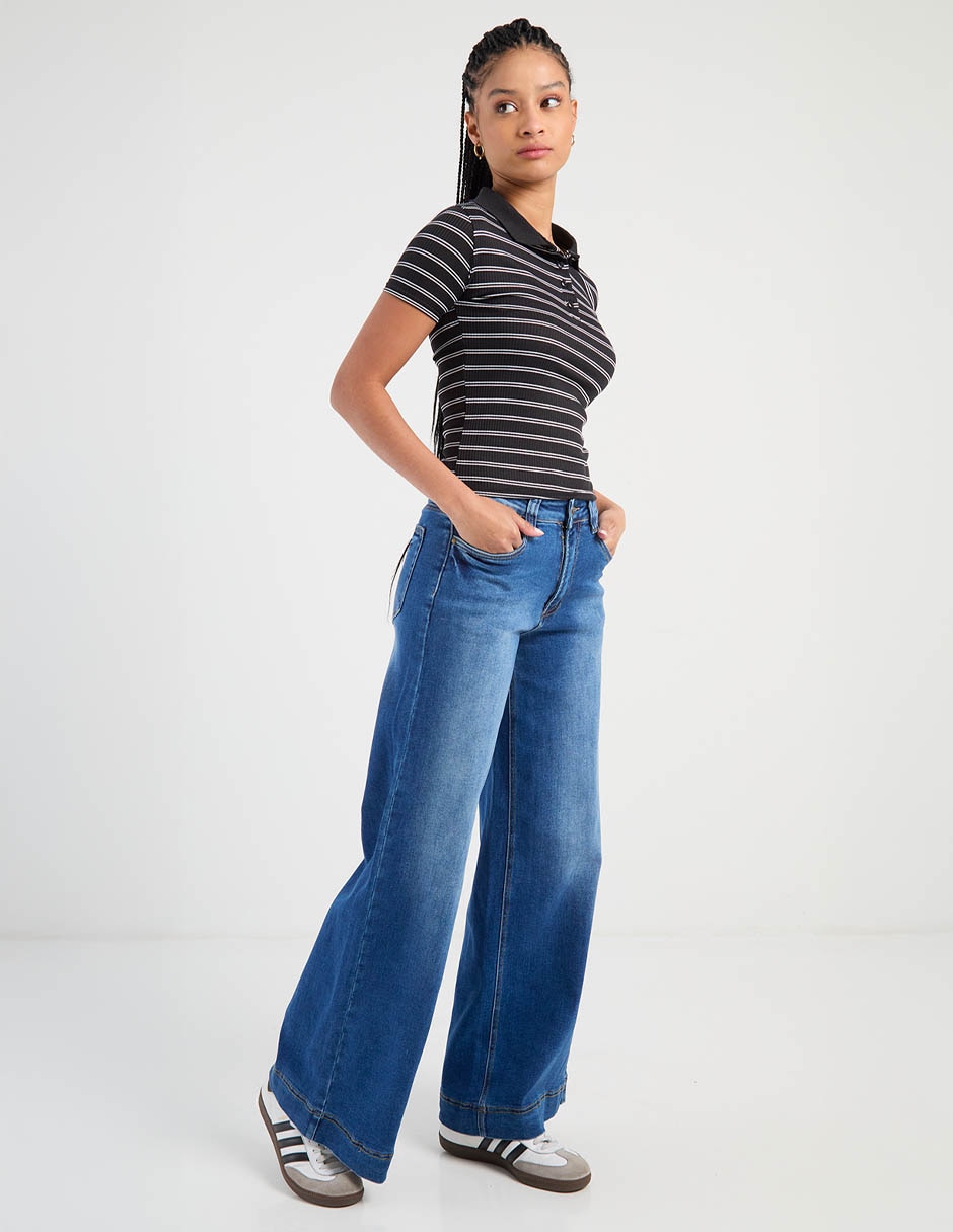 Jeans wide leg para mujer 6