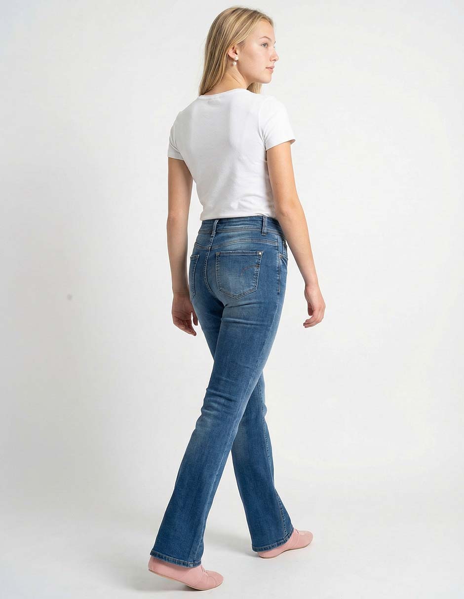 Jeans flare cintura Nyd para mujer