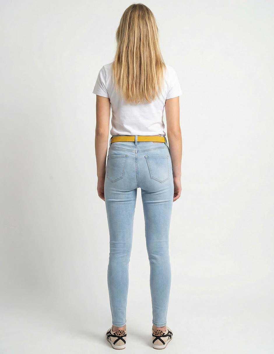 Jeans skinny corte cintura Nyd para mujer