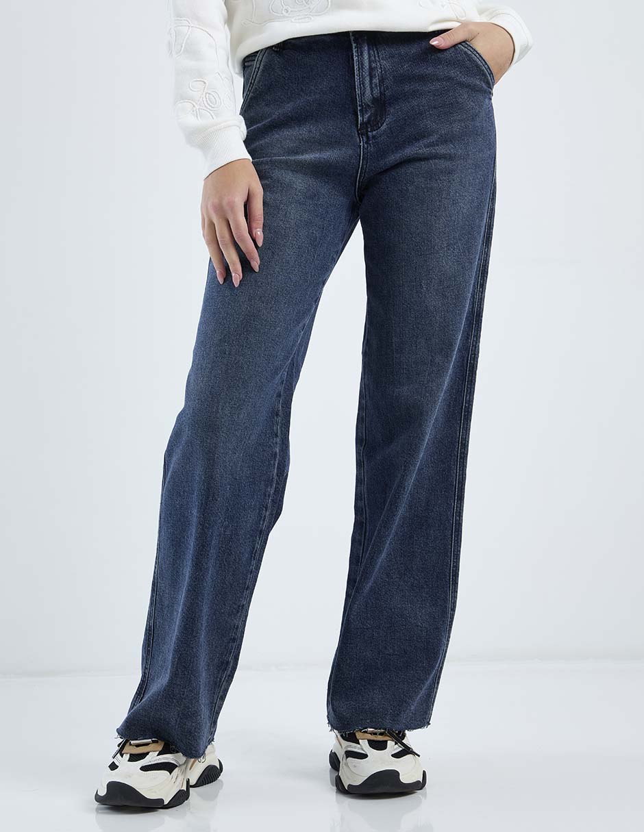 Jeans slim cintura baja Nyd para mujer