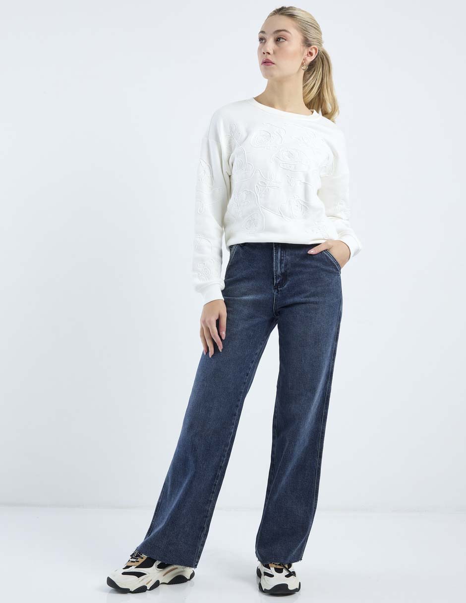 Jeans slim cintura baja Nyd para mujer