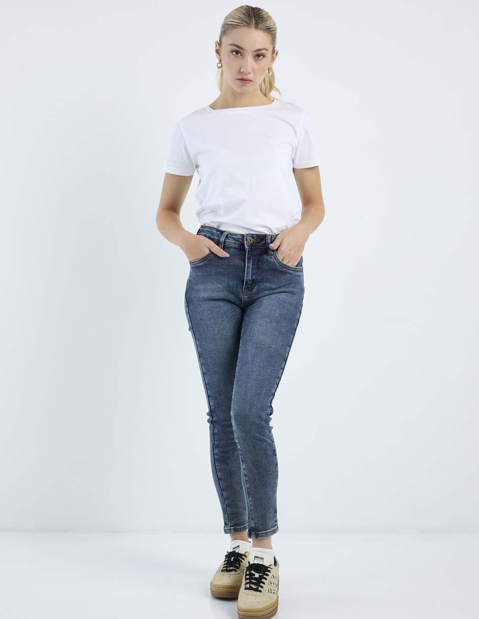 Jeans skinny cintura baja Nyd para mujer