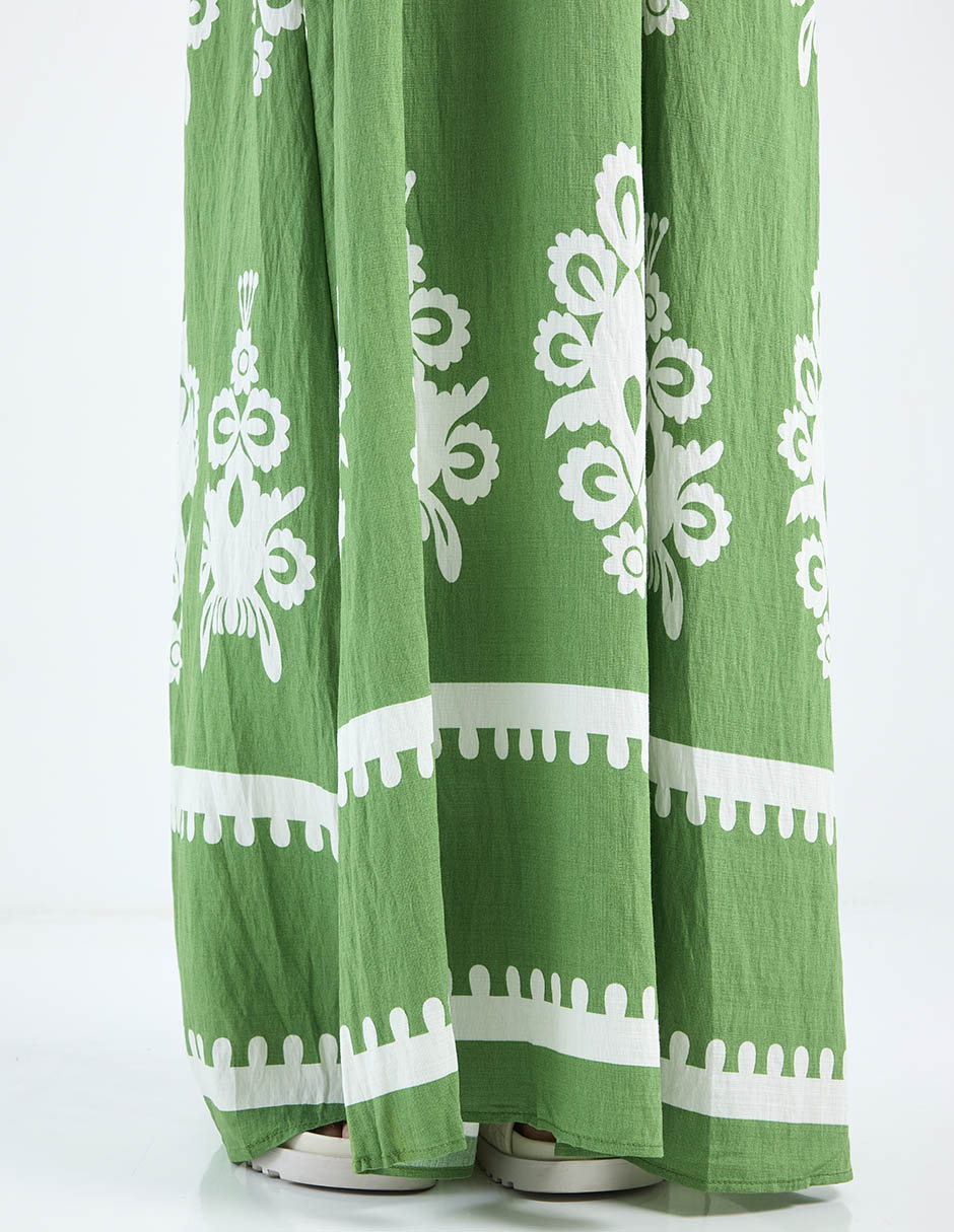 Vestido maxi casual Nyd escote V