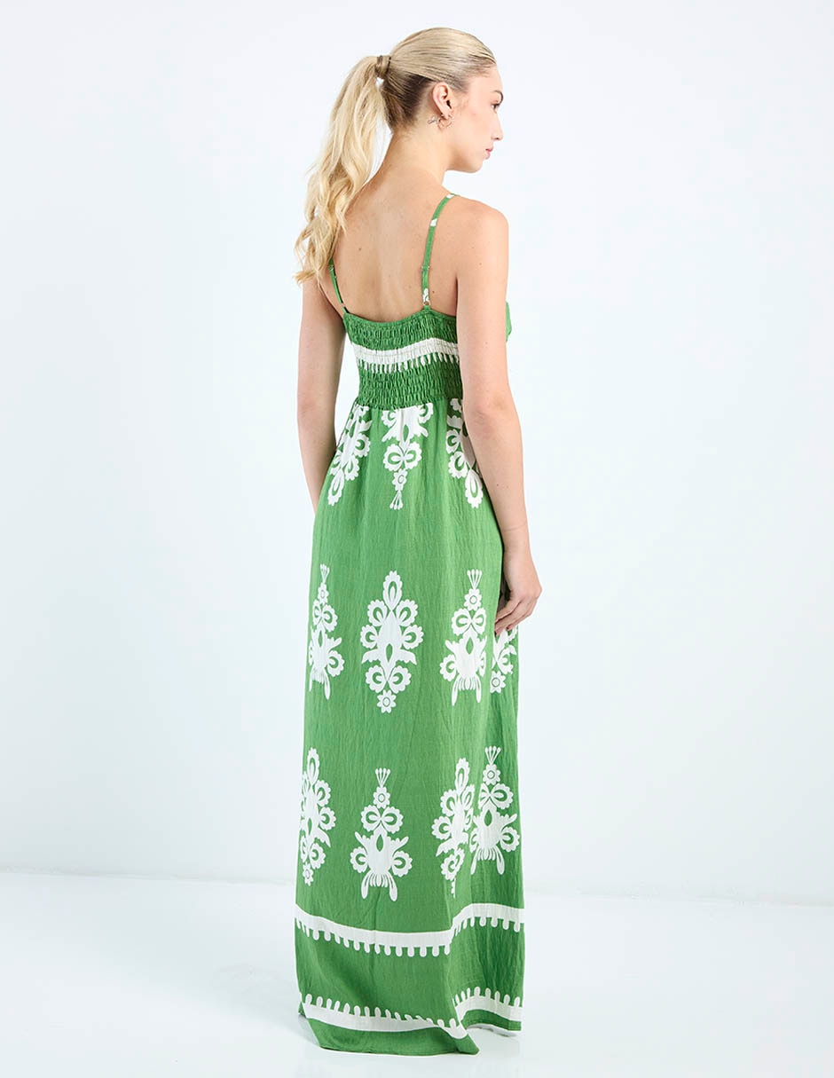 Vestido maxi casual Nyd escote V