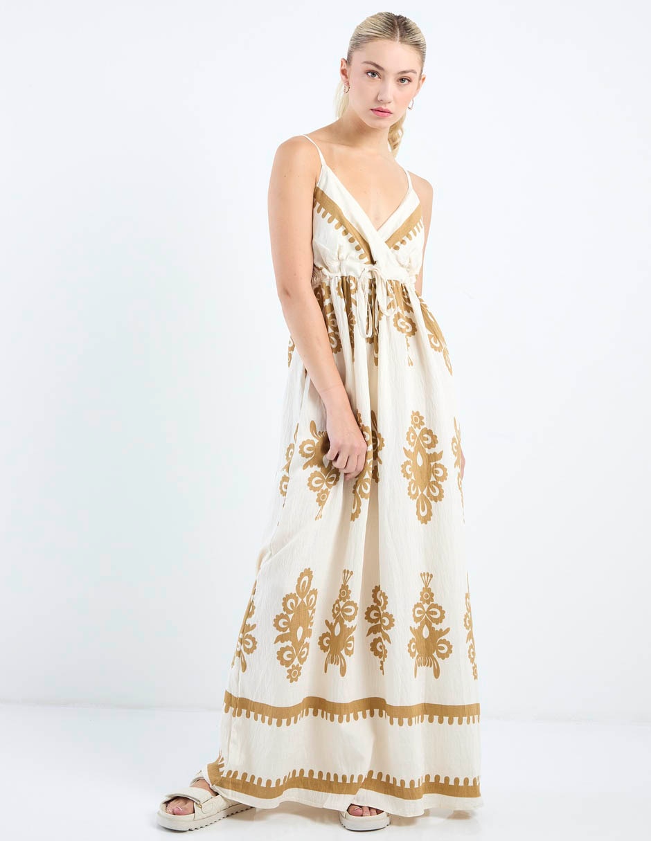 Vestido maxi casual Nyd escote V