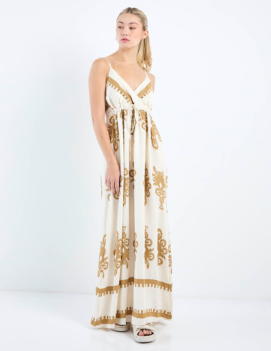 Vestido maxi casual Nyd escote V