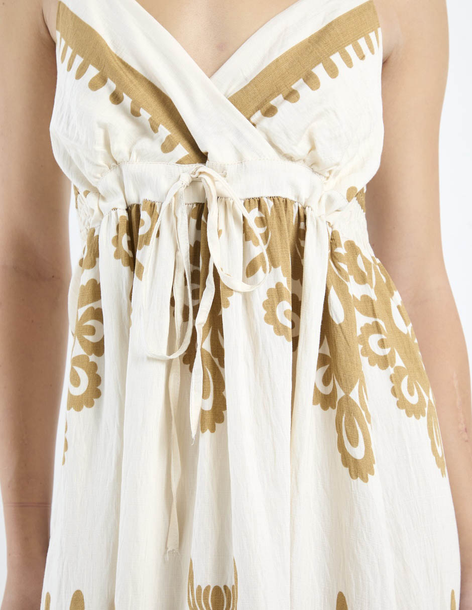Vestido maxi casual Nyd escote V