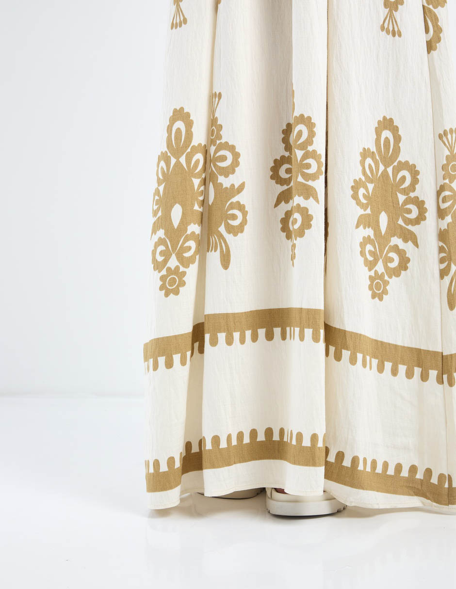 Vestido maxi casual Nyd escote V