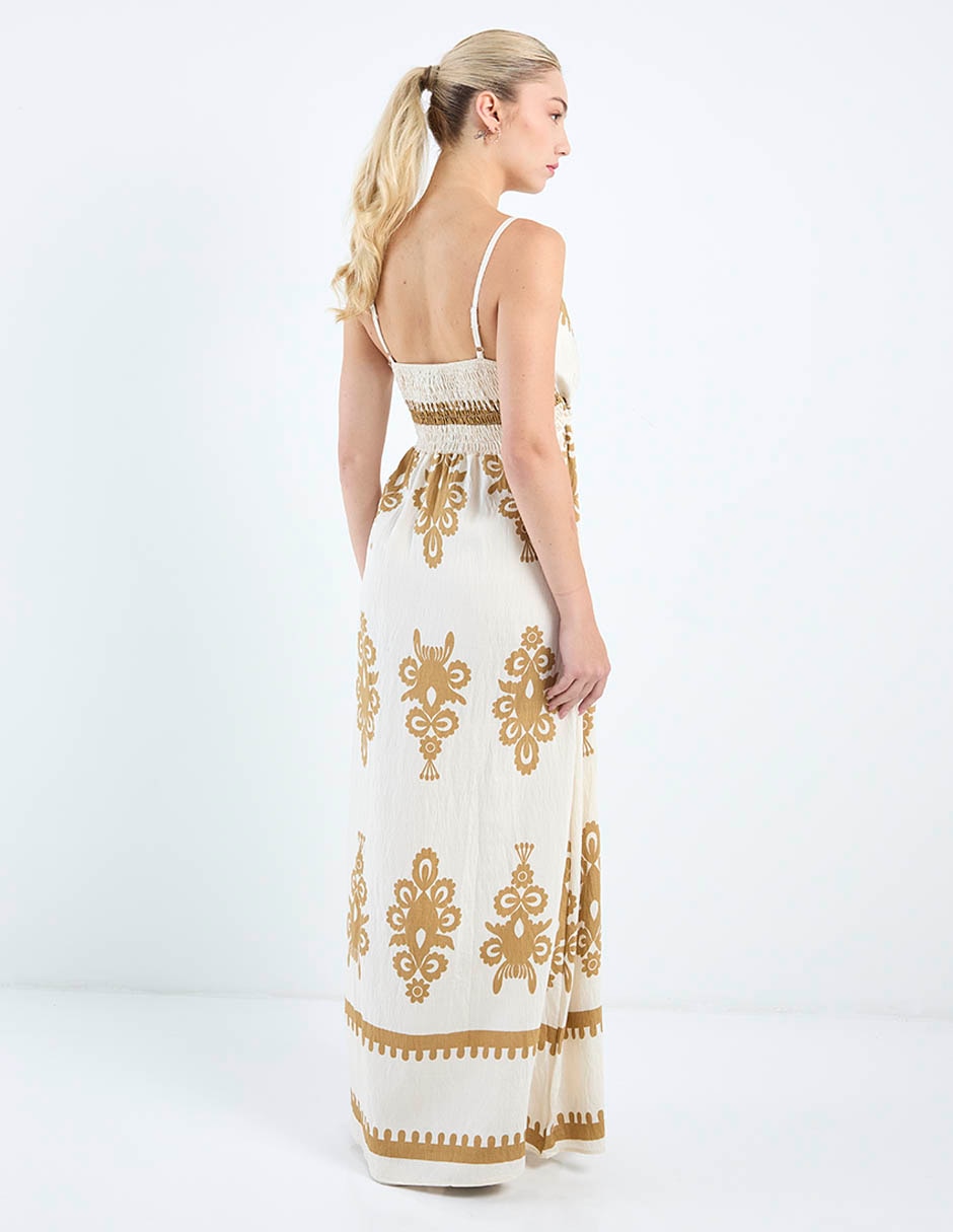 Vestido maxi casual Nyd escote V
