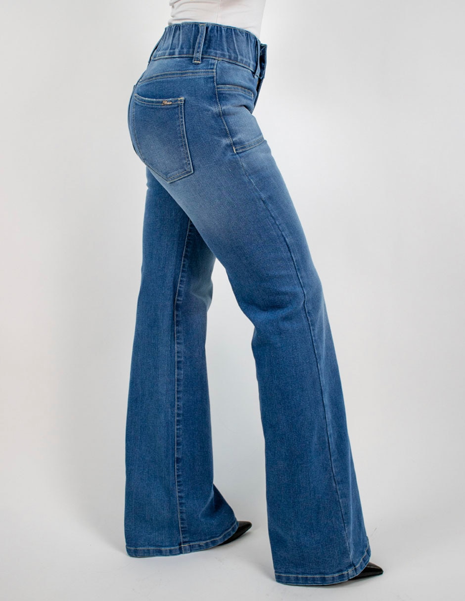 Jeans wide leg para mujer