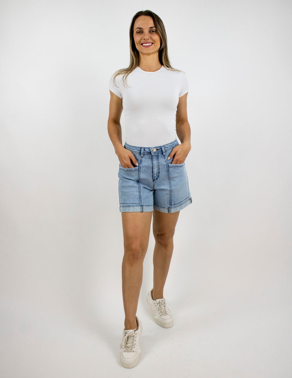 Short de mezclilla para mujer