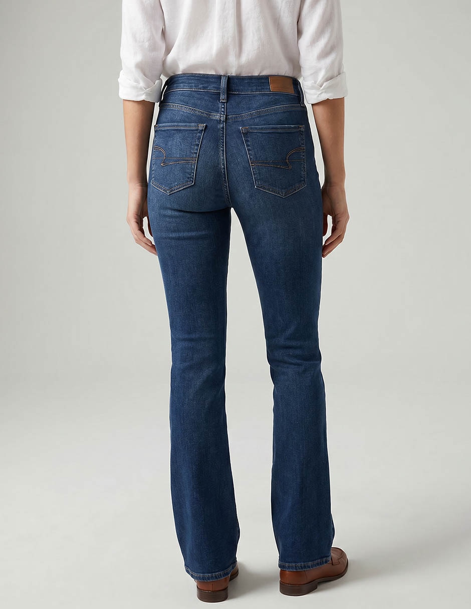 Jeans boot American Eagle corte cintura para mujer