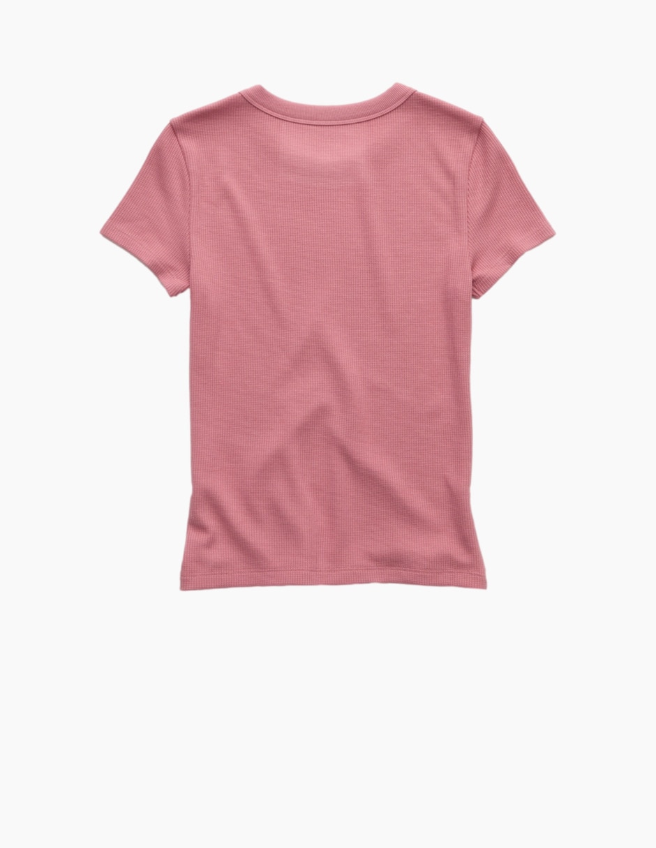 Playera manga corta American Eagle cuello redondo para mujer