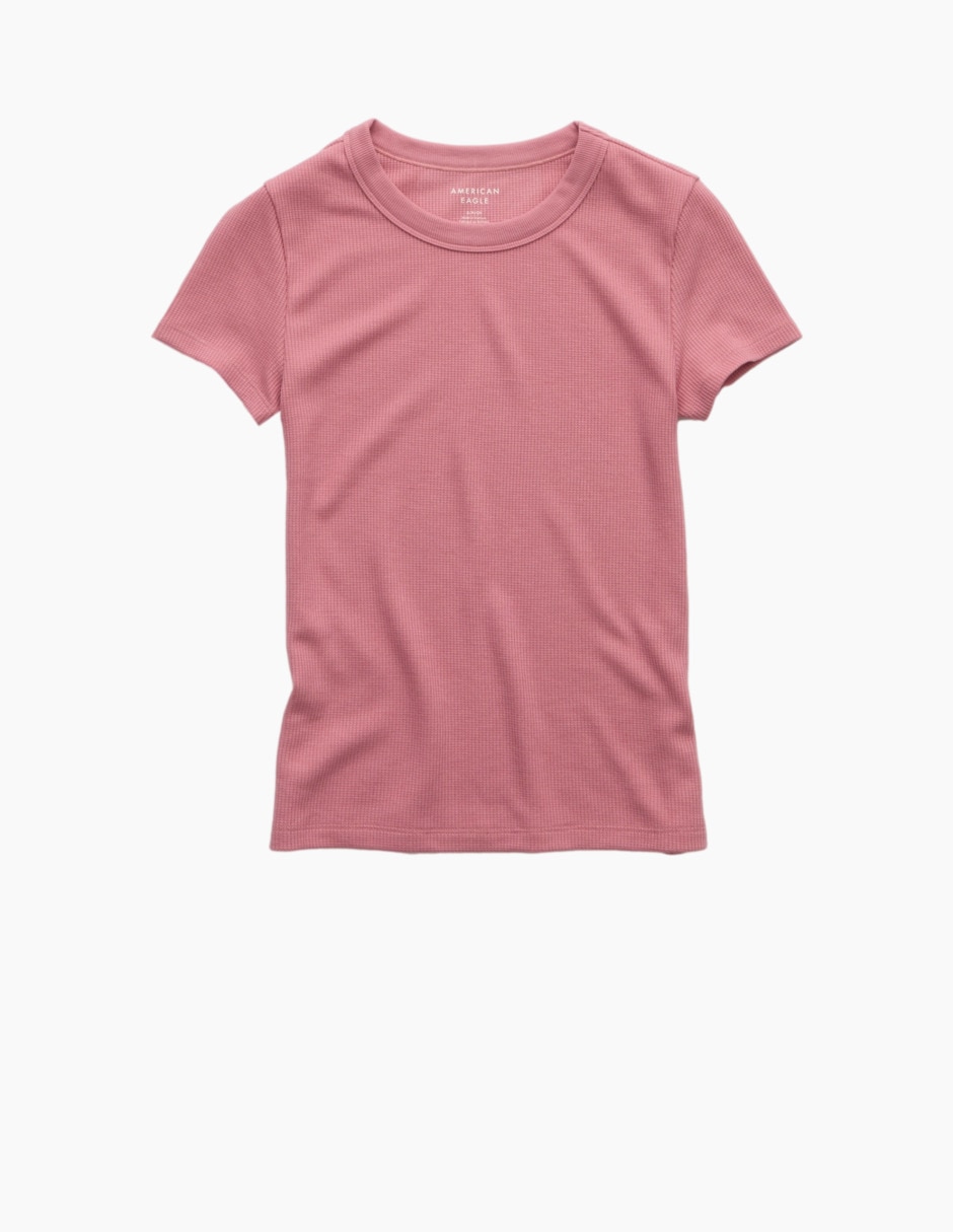 Playera manga corta American Eagle cuello redondo para mujer