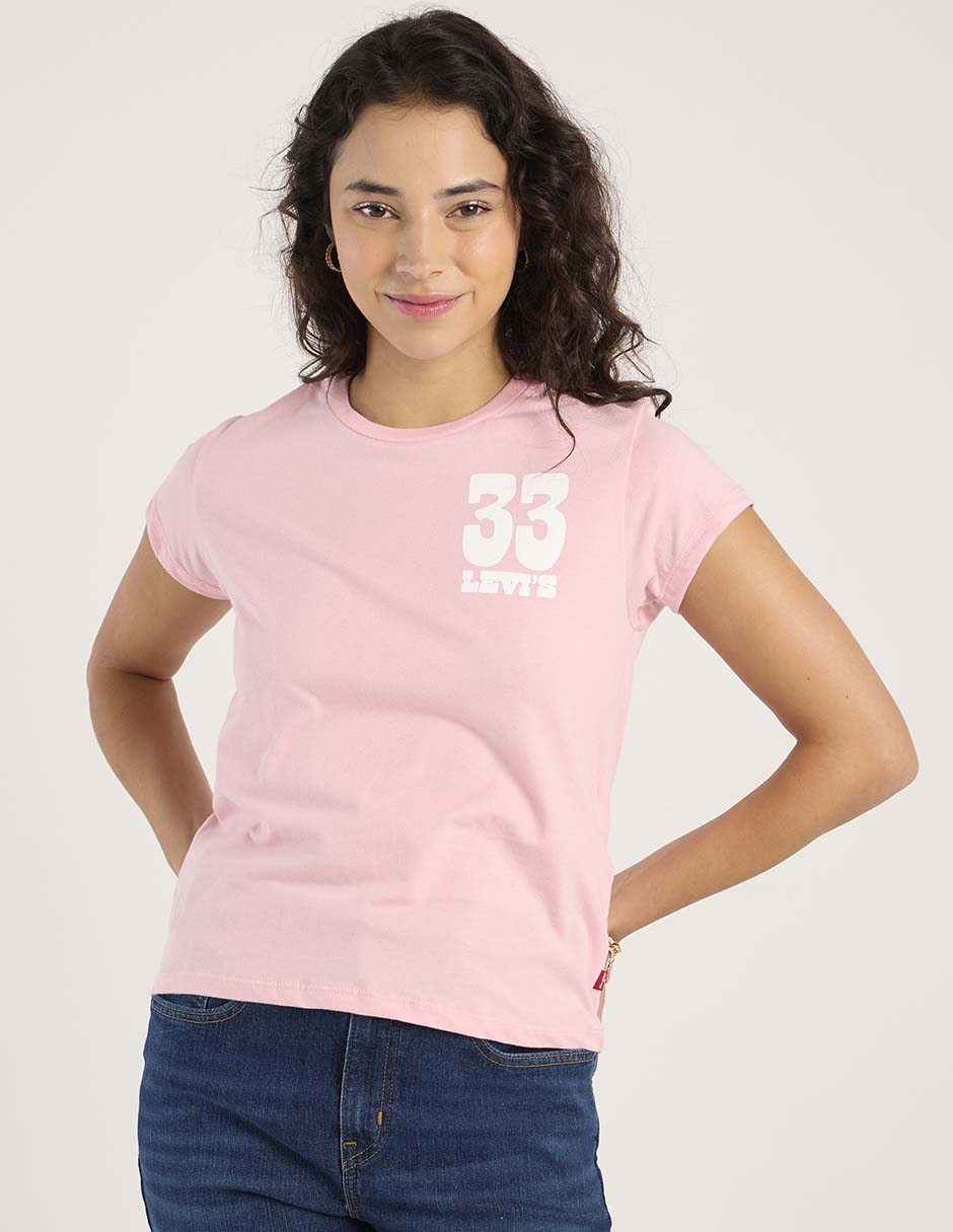 Playera manga corta Levi´s cuello redondo para mujer