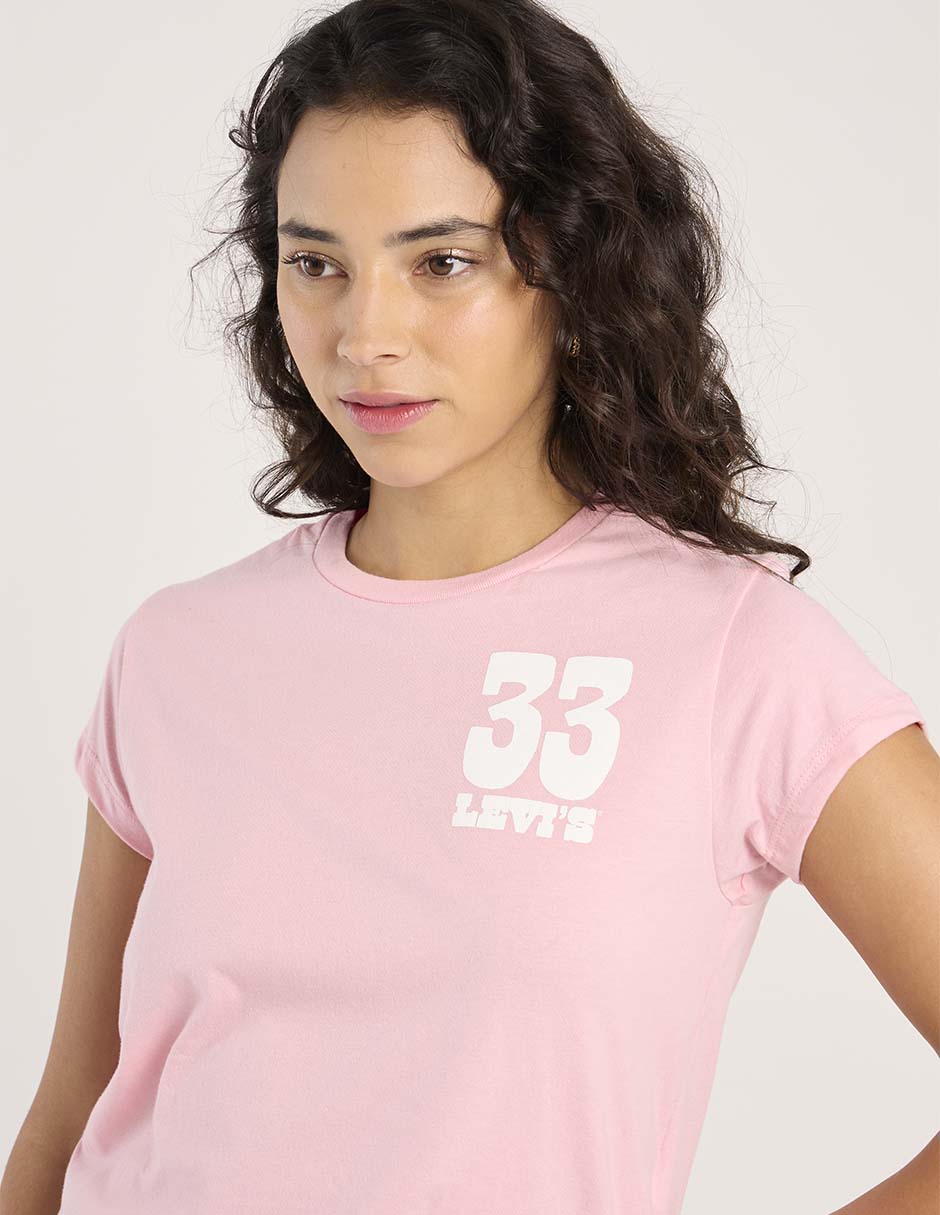Playera manga corta Levi´s cuello redondo para mujer