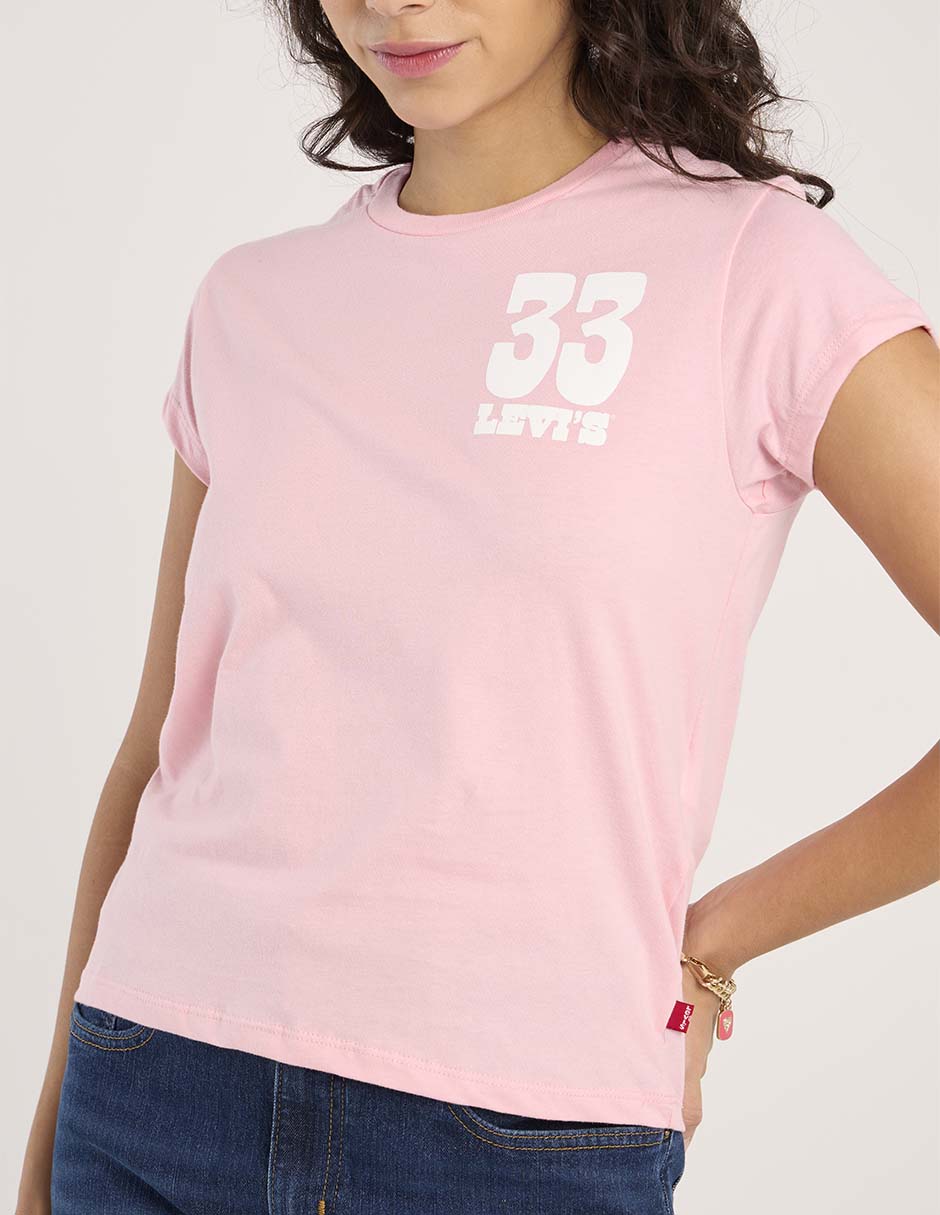 Playera manga corta Levi´s cuello redondo para mujer