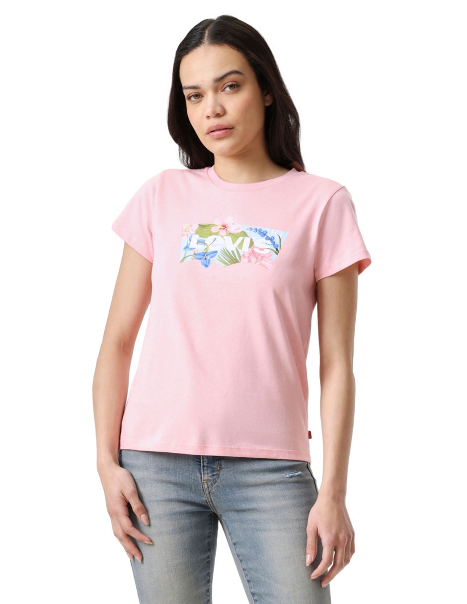 Playera manga corta Levi´S cuello redondo para mujer