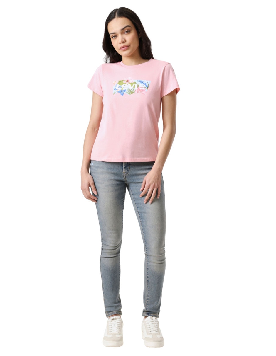 Playera manga corta Levi´S cuello redondo para mujer