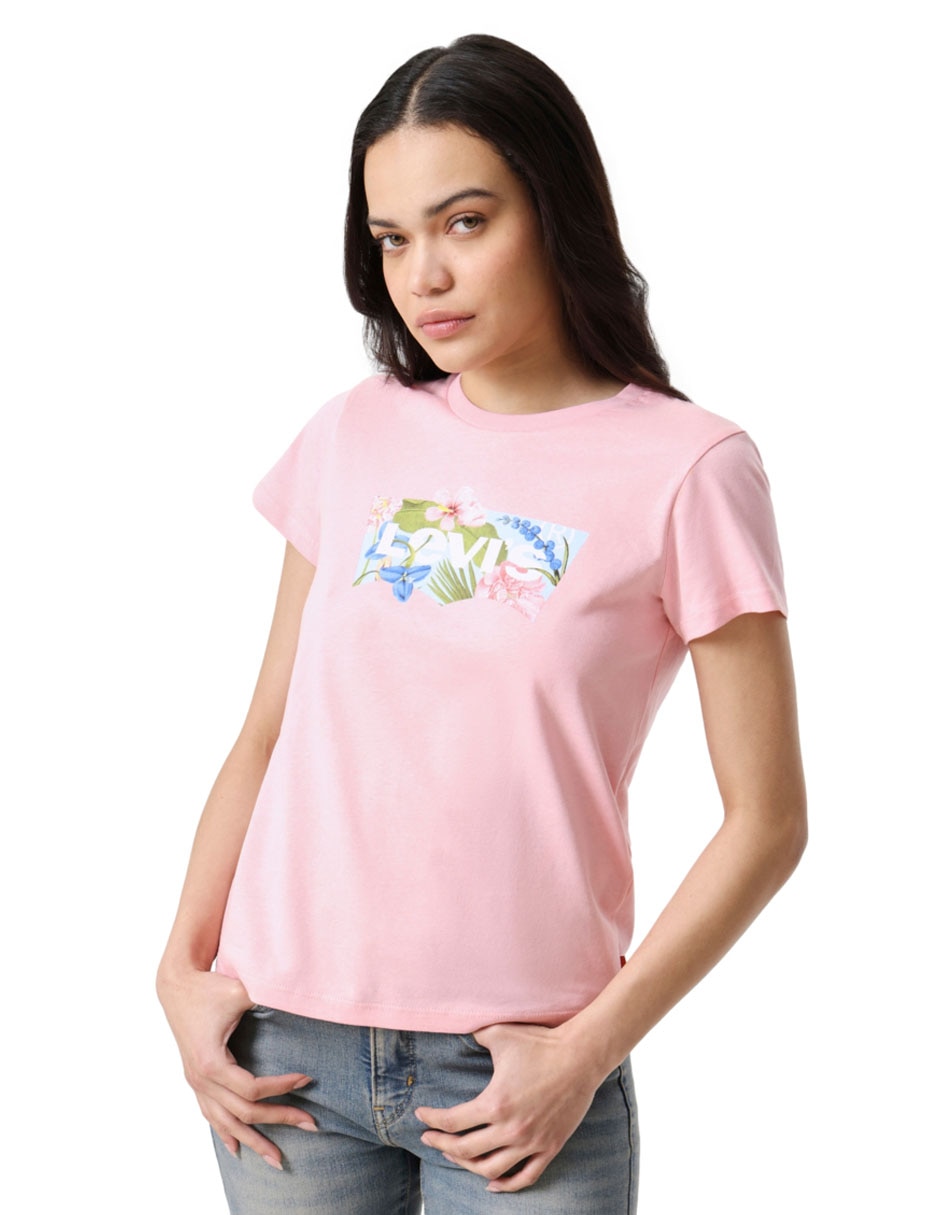 Playera manga corta Levi´S cuello redondo para mujer