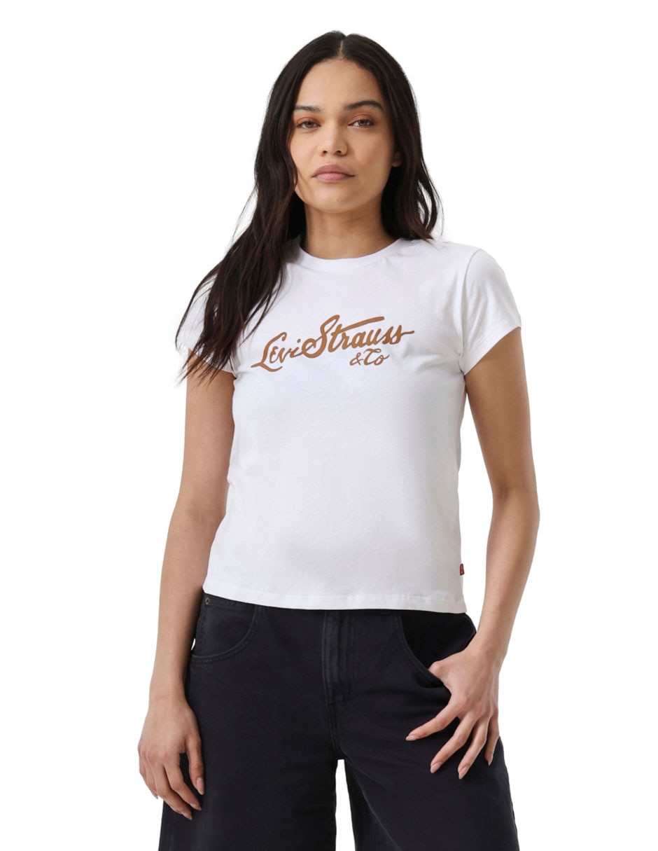 Playera manga corta Levi´S cuello redondo para mujer