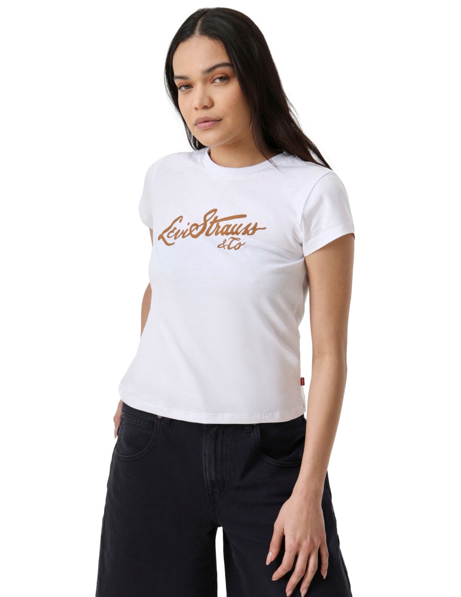 Playera manga corta Levi´S cuello redondo para mujer