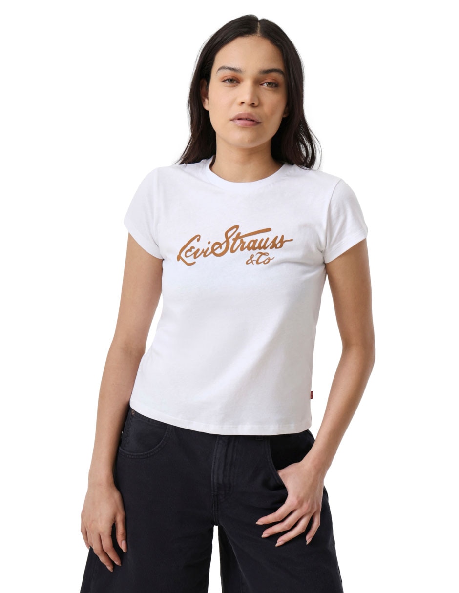 Playera manga corta Levi´S cuello redondo para mujer