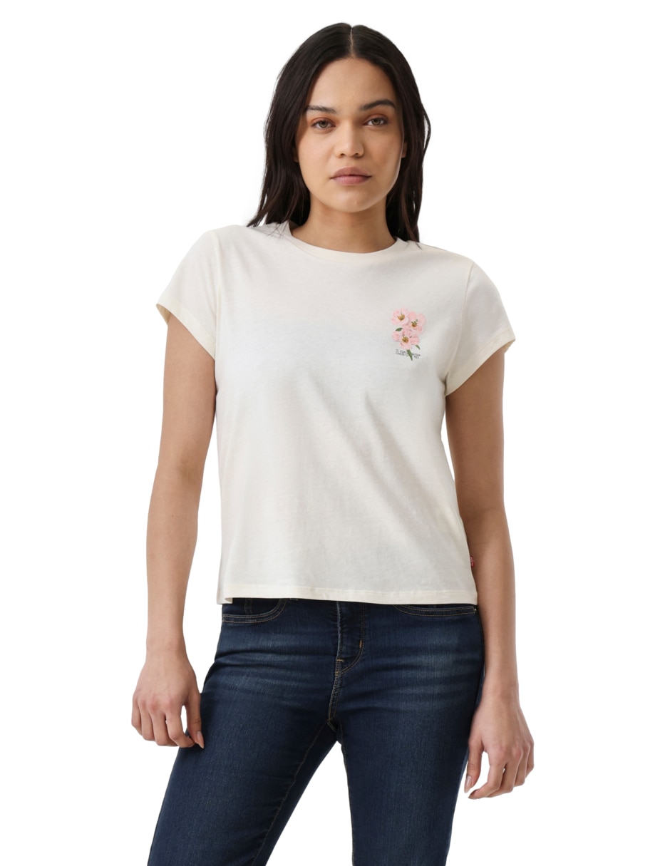 Playera manga corta Levi´s cuello redondo para mujer