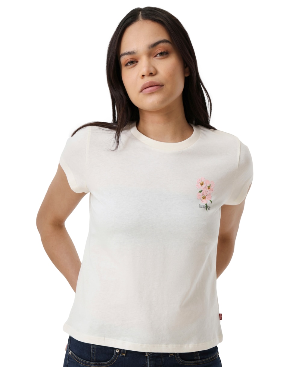 Playera manga corta Levi´s cuello redondo para mujer