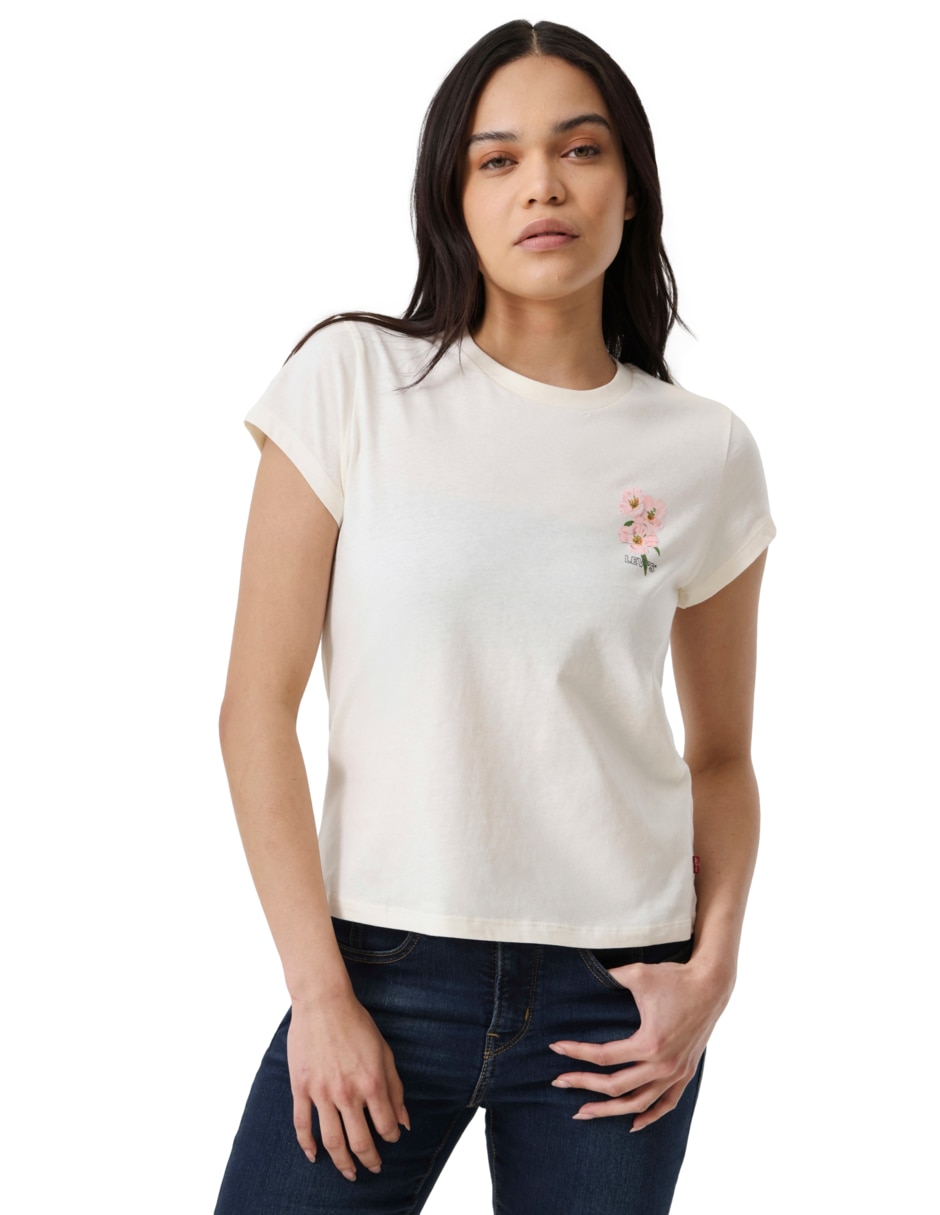 Playera manga corta Levi´s cuello redondo para mujer