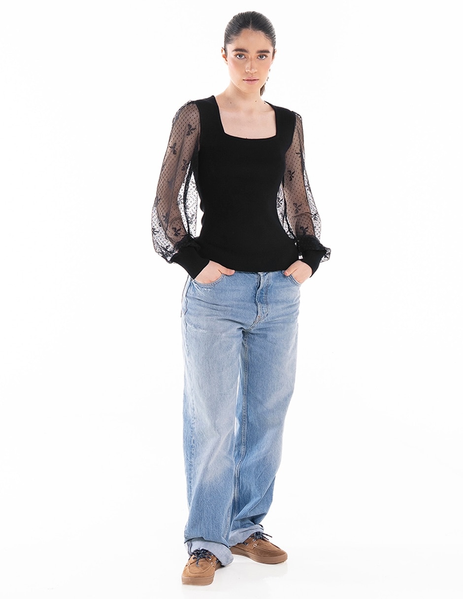 Blusa manga larga para mujer Blusa manga larga para mujer