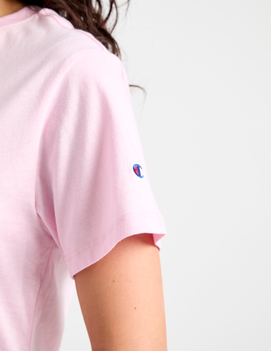 Playera manga corta Champion cuello redondo para mujer