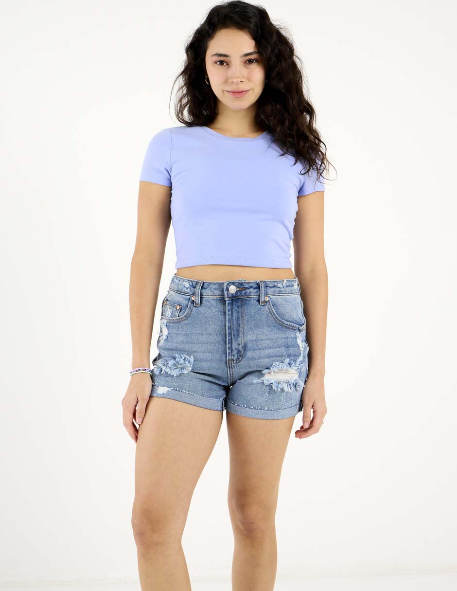 Short Madden Girl de mezclilla para mujer