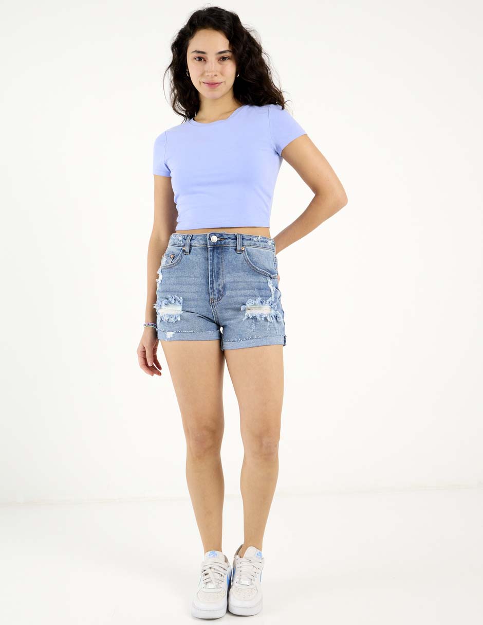 Short Madden Girl de mezclilla para mujer