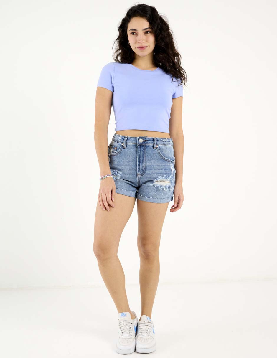 Short Madden Girl de mezclilla para mujer