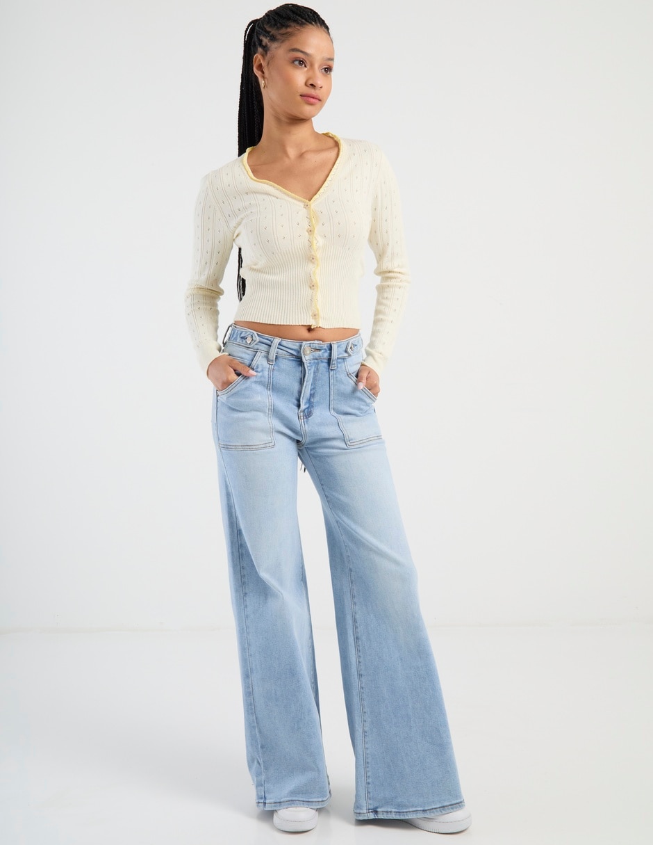 Jeans carpenter wide leg Nyd para mujer
