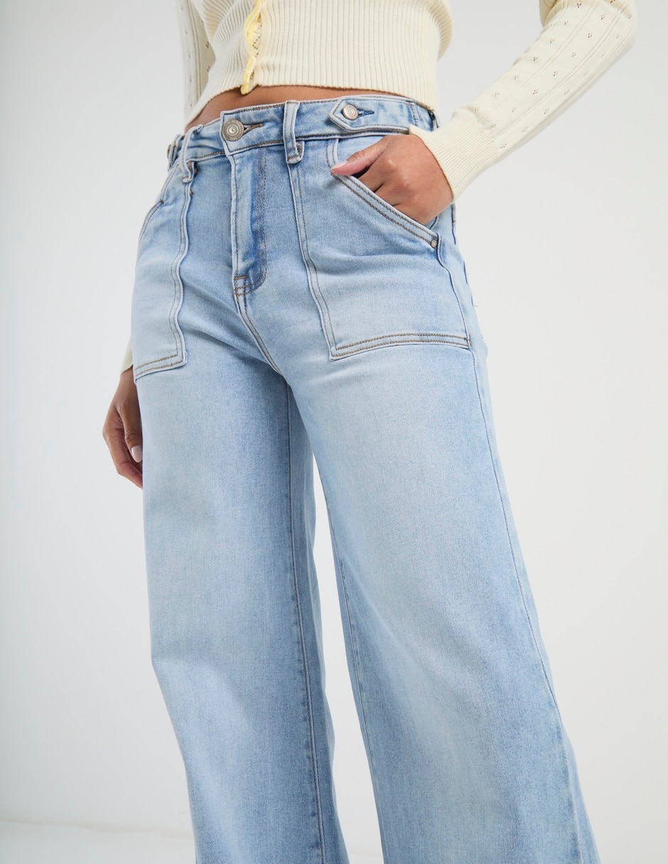 Jeans carpenter wide leg Nyd para mujer