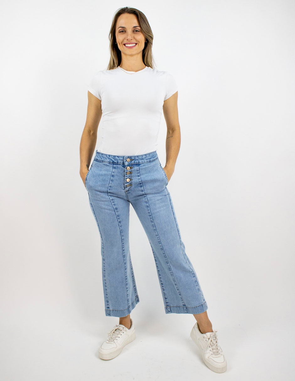 Jeans wide leg para mujer 3