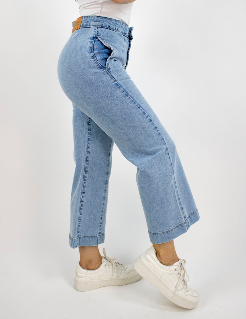 Jeans wide leg para mujer 2