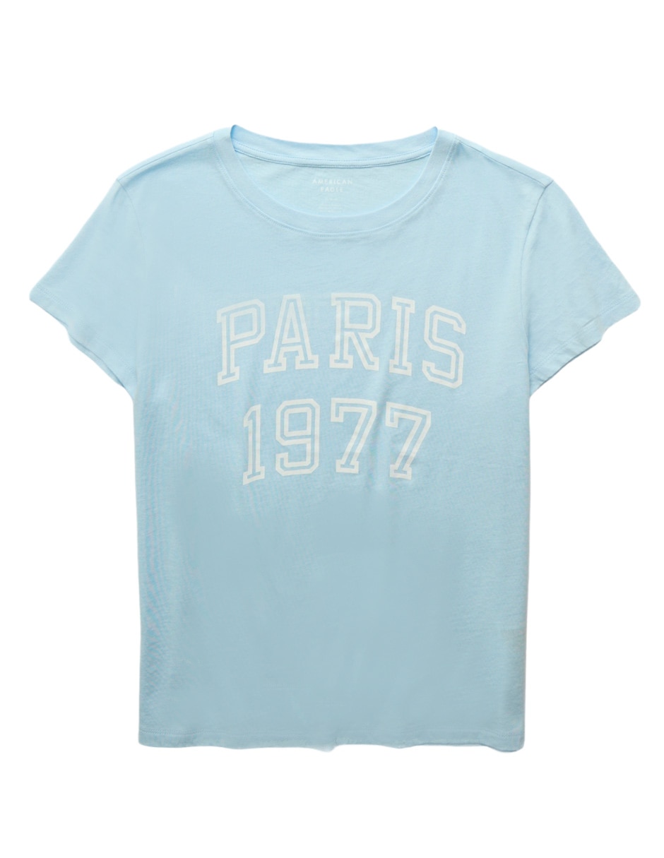 Playera manga corta American Eagle cuello redondo para mujer