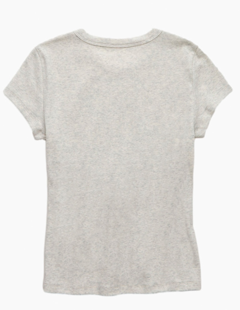 Playera manga corta American Eagle cuello redondo para mujer