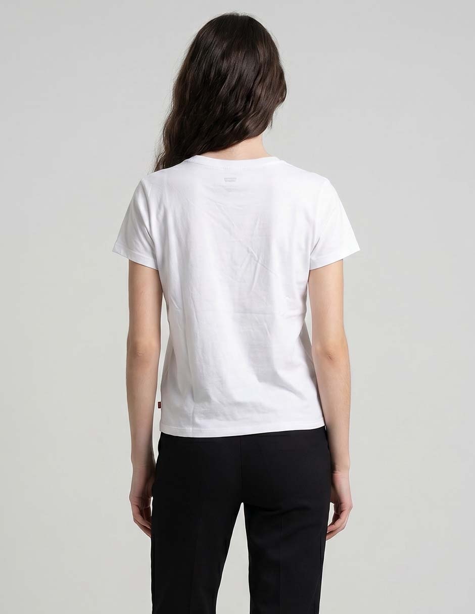 Playera manga corta cuello redondo para mujer 2