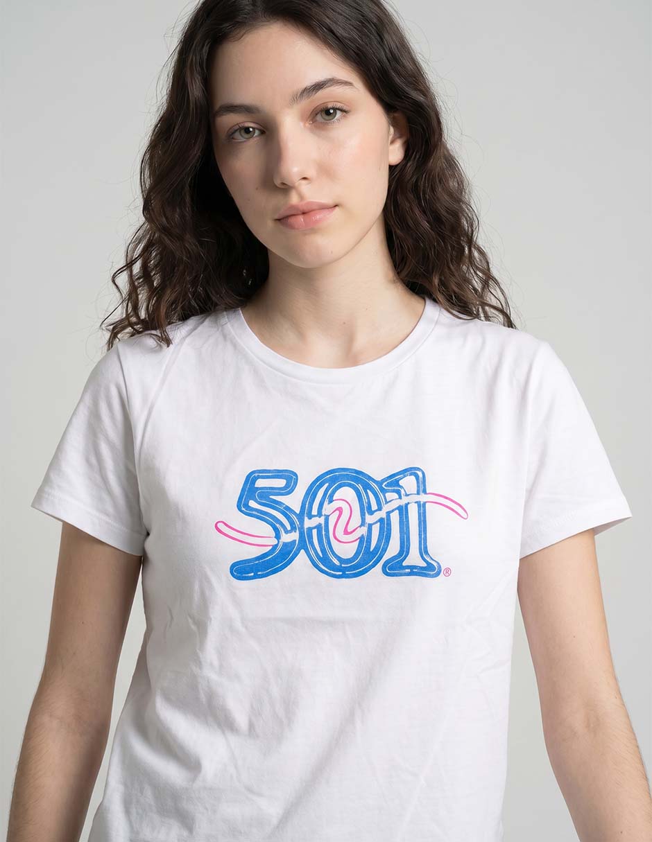 Playera manga corta cuello redondo para mujer 4