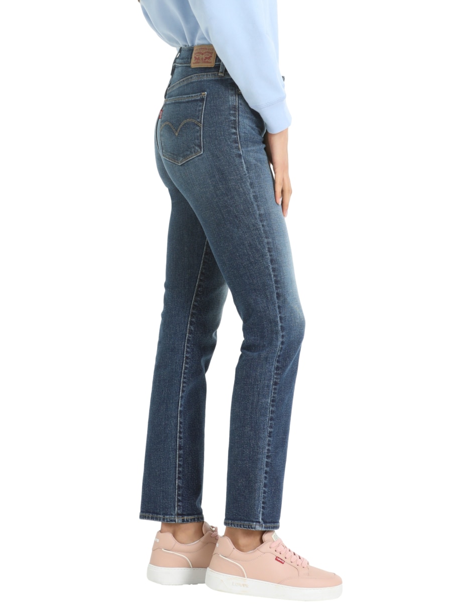 Jeans straight Levi´s a la cintura para mujer