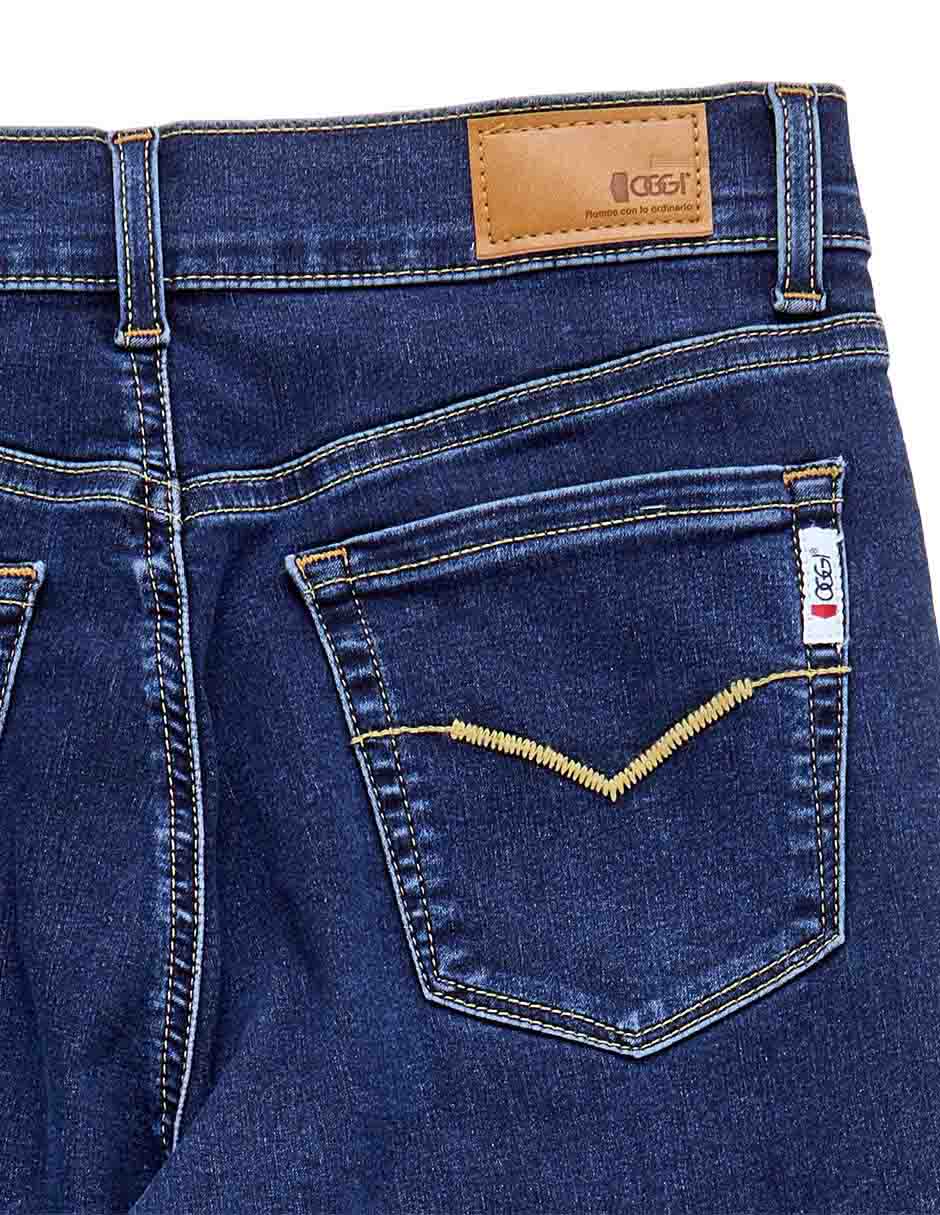 Jeans skinny cintura baja Oggi para mujer