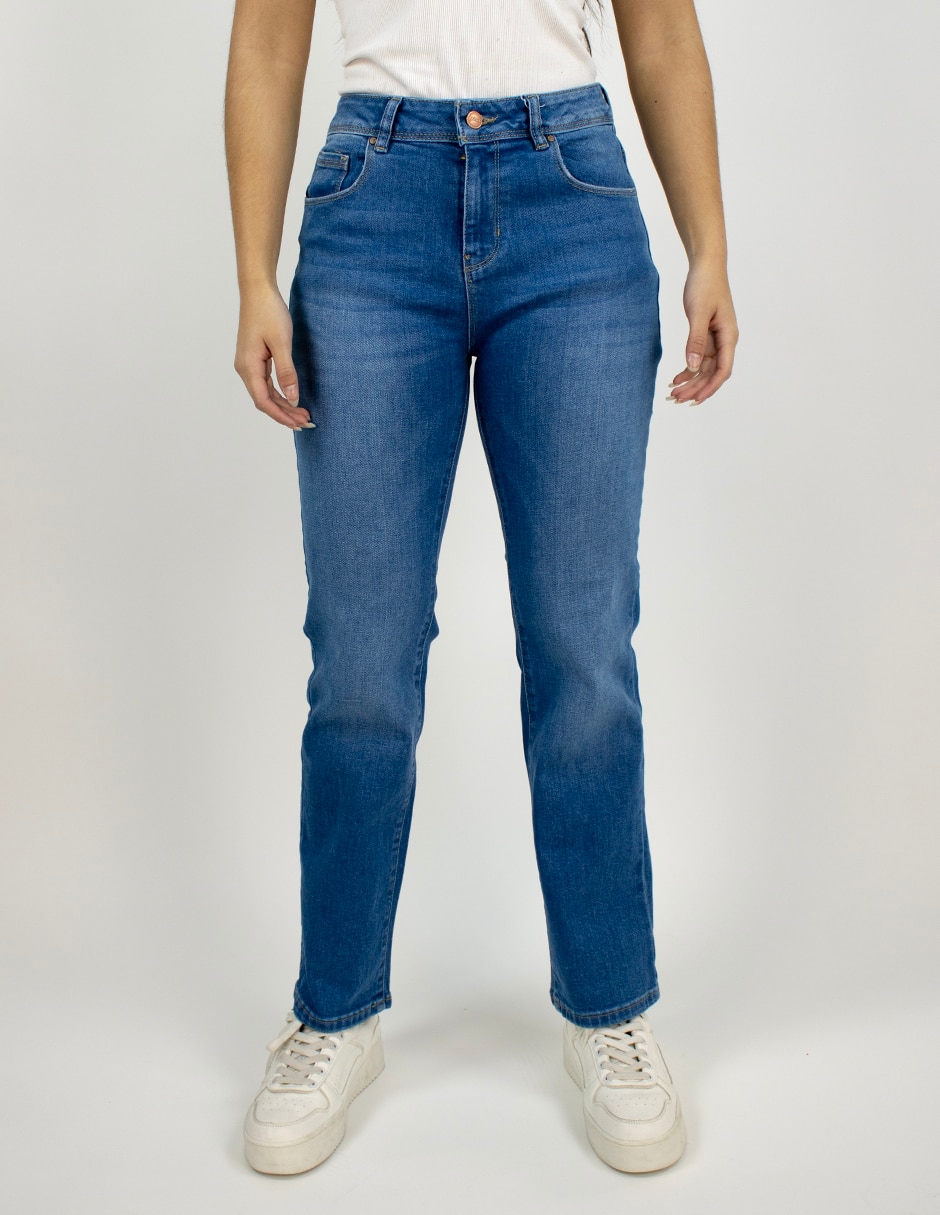 Jeans slim cintura para mujer Jeans slim cintura para mujer
