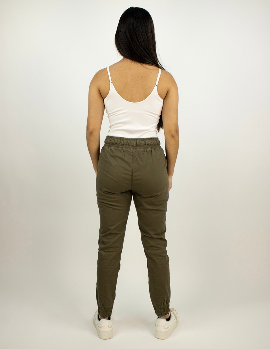 Jeans jogger slim para mujer