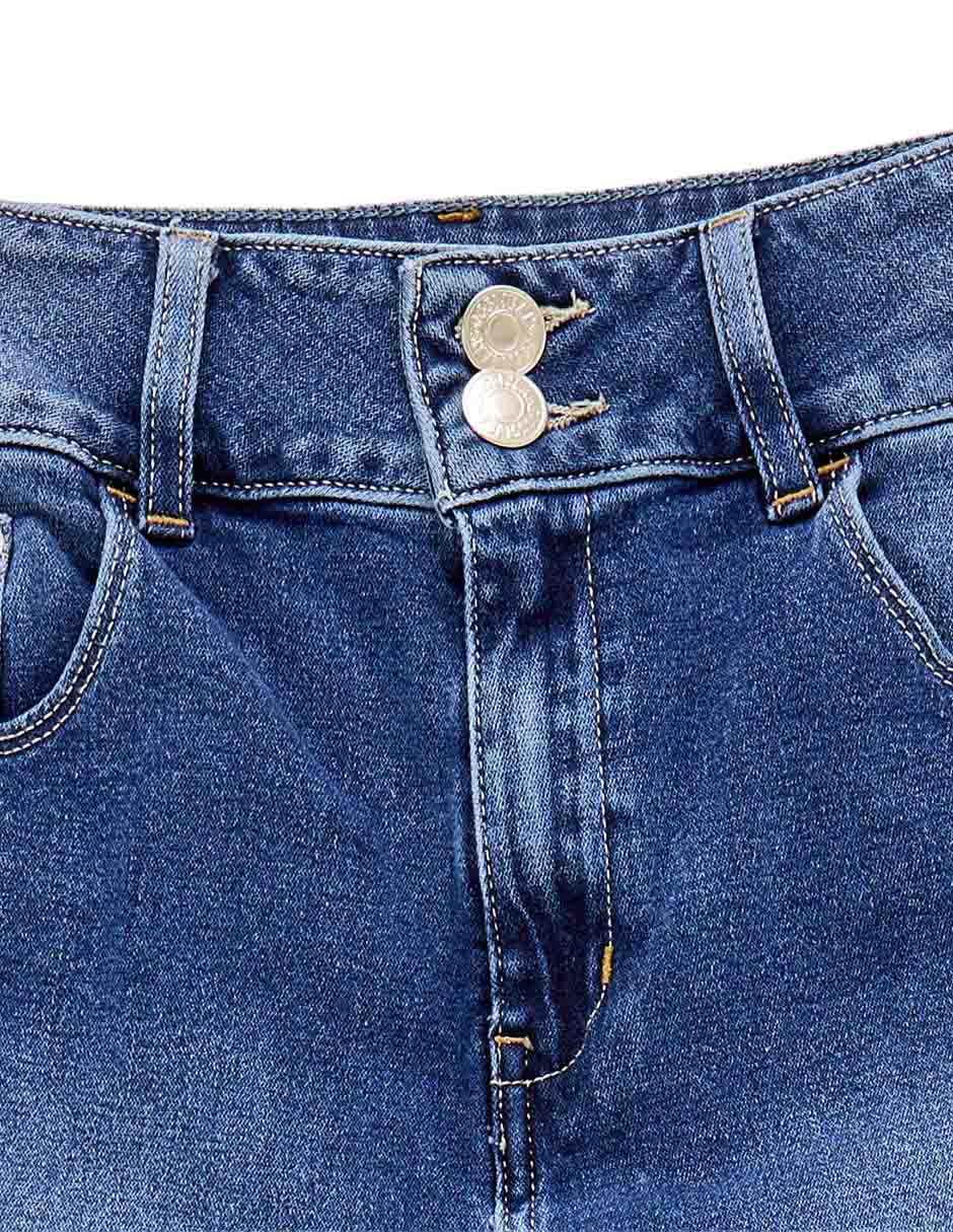 Jeans skinny cintura alta para mujer 9