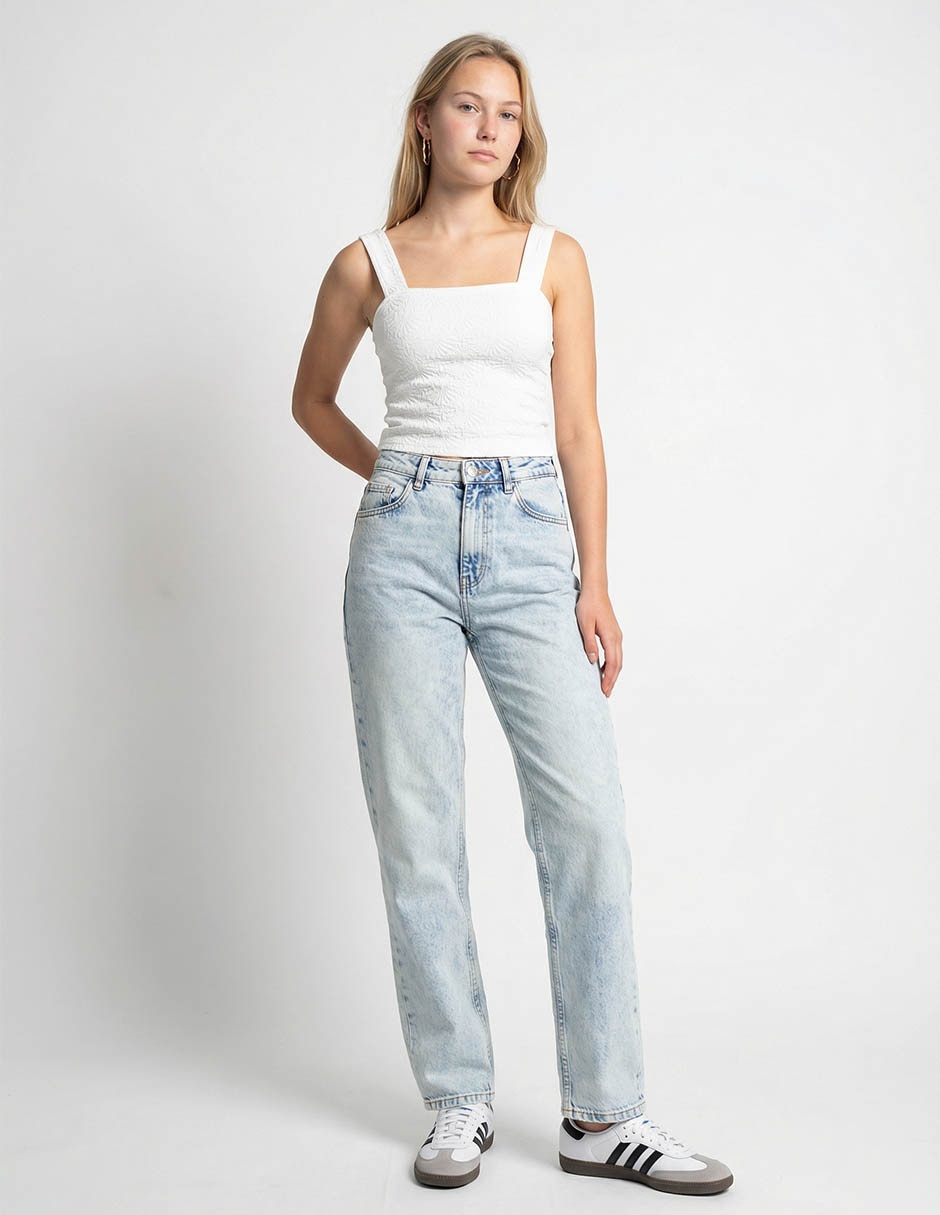 Jeans slim cintura media Oggi para mujer
